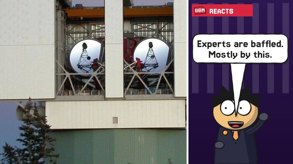 Photo: Large Binocular Telescope