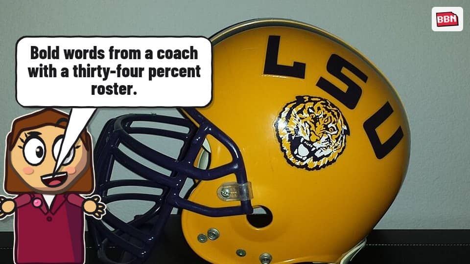 Photo: LSU Tigers football