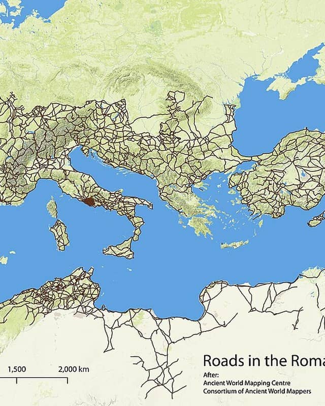 Photo: Roman roads