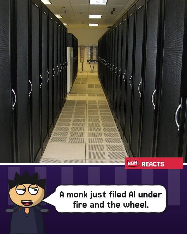 Photo: A data center