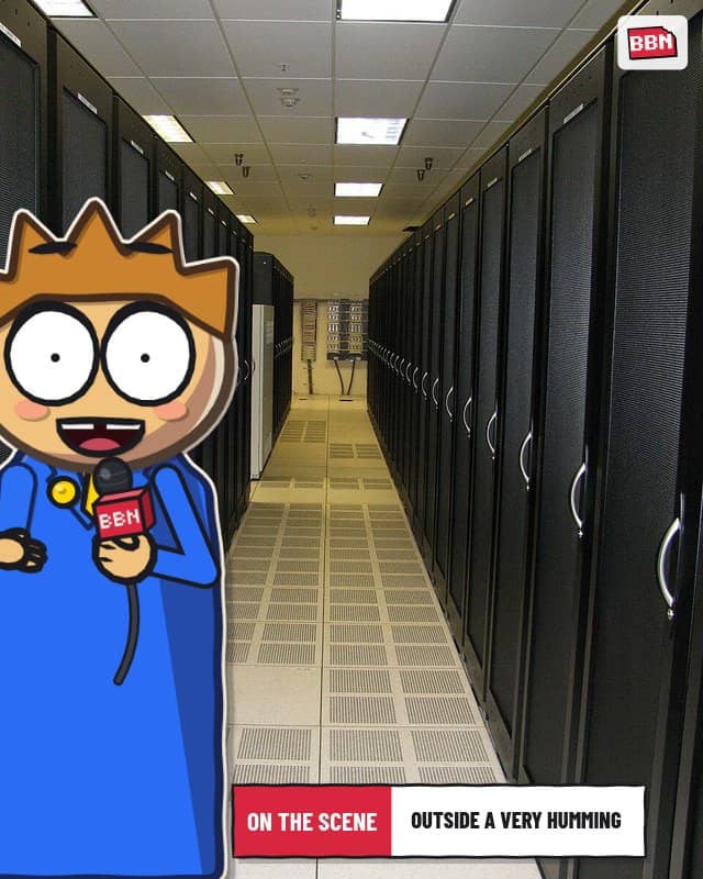 Photo: A data center