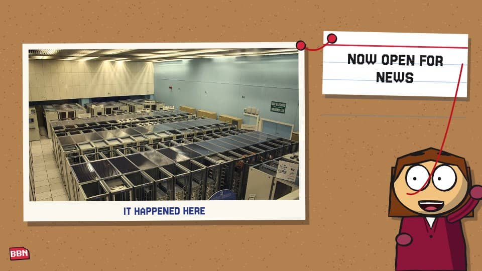 Photo: A data center
