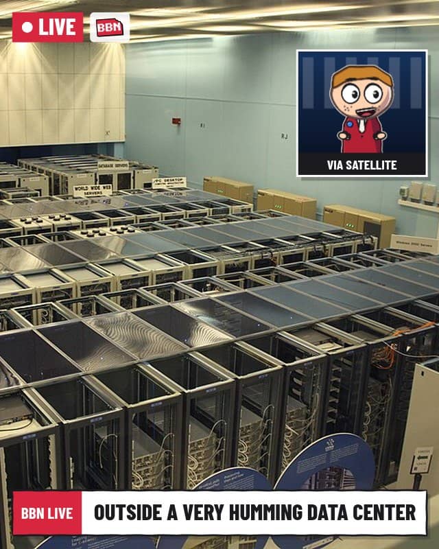 Photo: A data center