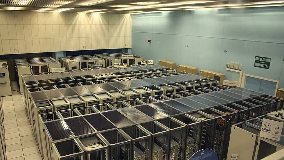 Photo: A data center