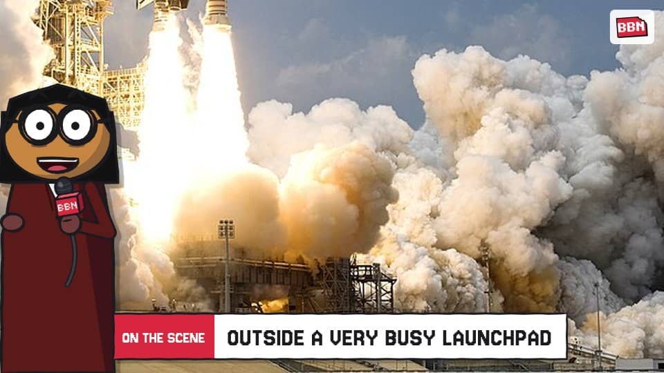 Photo: A rocket launch