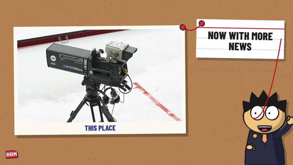 Photo: A TV camera