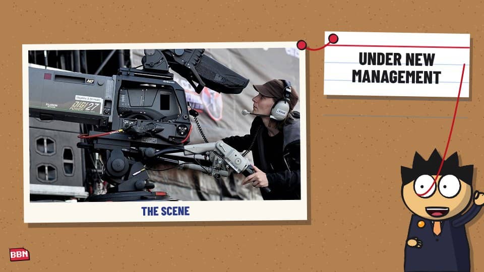 Photo: A TV camera