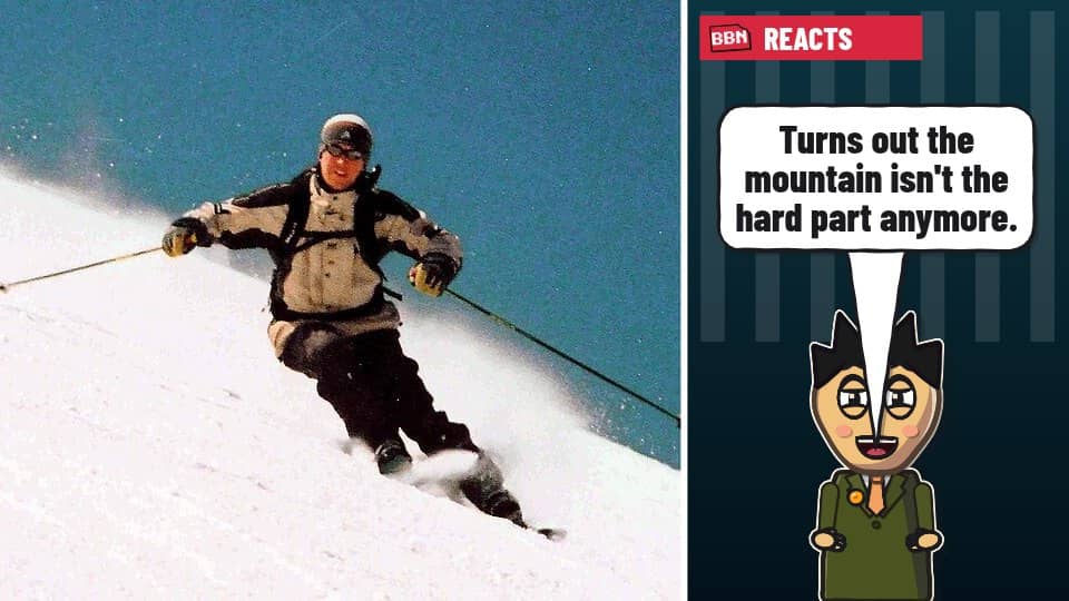 Photo: Skiing